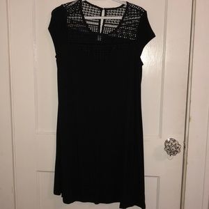 Old Navy crochet neck swing dress